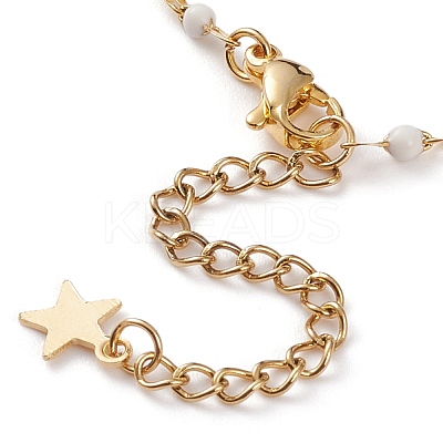PVD Vacuum Plating 304 Stainless Steel Link Chain Bracelet Making AJEW-JB00870-03-1