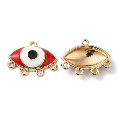 Alloy Enamel Chandelier Component Links PALLOY-E027-VF707-2-1