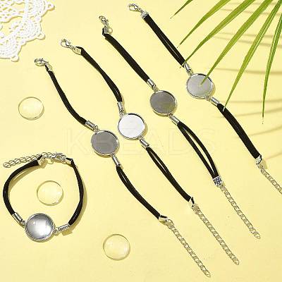 5Pcs Suede Bracelet Making MAK-FS0001-06-1