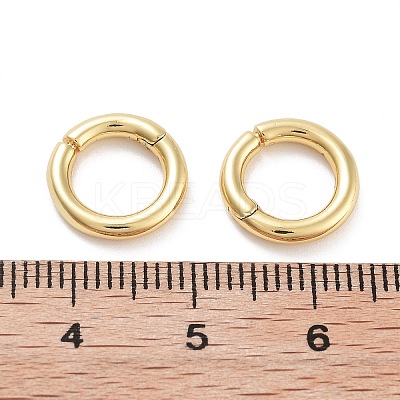 Rack Plating Brass Twister Clasp KK-G512-09B-G-1