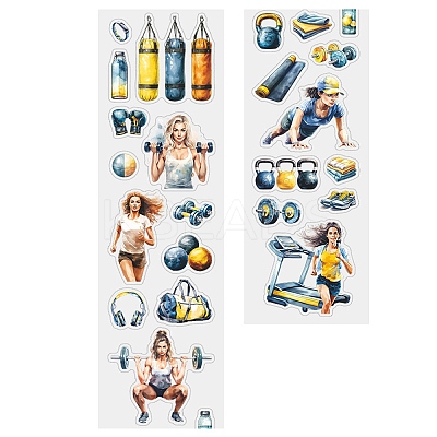 Independent Living Themes Label Paster Picture Stickers DIY-Q038-04C-1