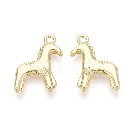 Rack Plating Alloy Pendants PALLOY-T091-34G-1