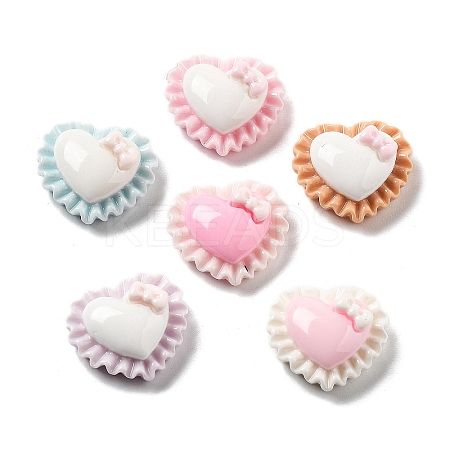 Cute Mini Cartoon Bowknot Series Resin Cabochons CRES-I037-04D-1