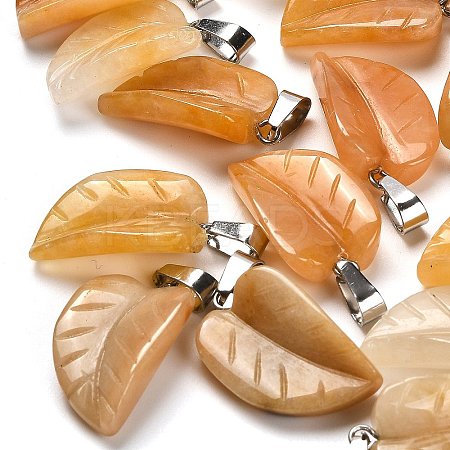 Natural Topaz Jade Pendants G-B127-01P-06-1
