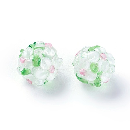 Handmade Bumpy Lampwork Beads LS-LAMP-E021-06J-1