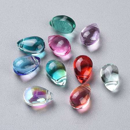 Transparent Glass Beads X-GGLA-M004-05A-1