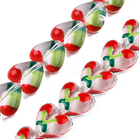 Transparent Acrylic Beads Strands ACRC-T011-06-1