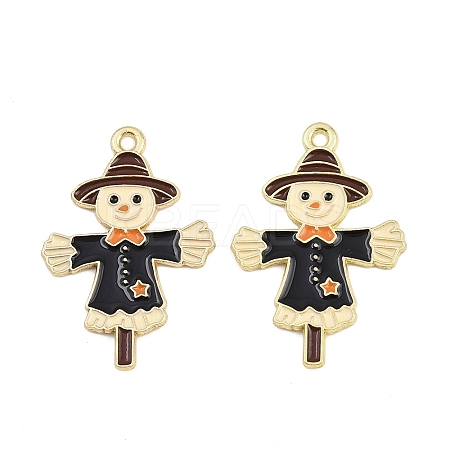 Thanksgiving Theme Alloy Enamel Pendants FIND-I065-04G-G-1