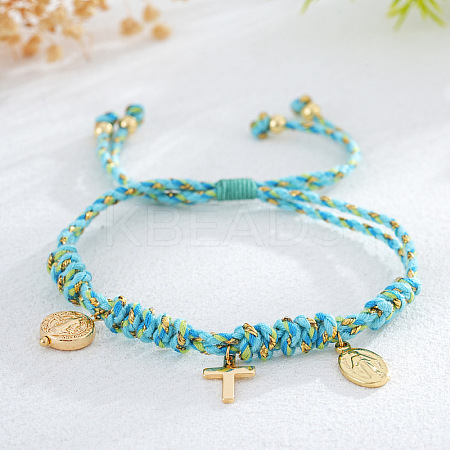 Brass Charm Bracelets OD9746-1-1