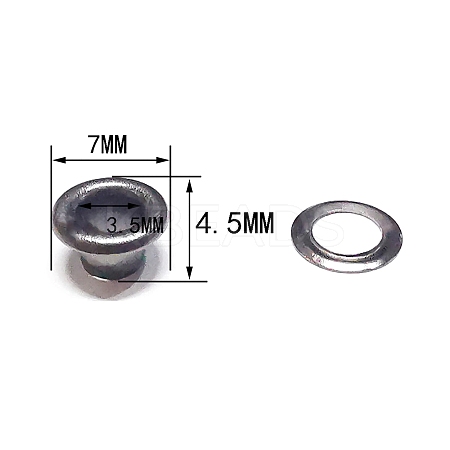 Brass Grommet Eyelet Findings PW-WG380A2-24-1