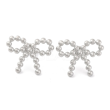 Non-Tarnish 304 Stainless Steel Stud Earrings for Women EJEW-N054-20P-1