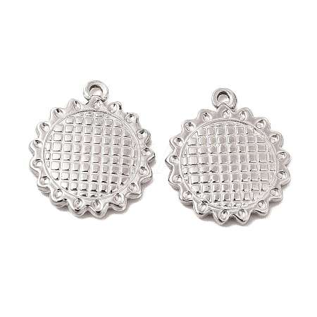 Non-Tarnish 304 Stainless Steel Pendants STAS-E182-13P-1