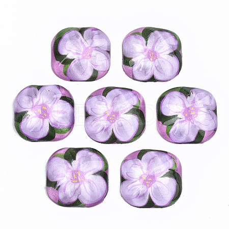 Translucent Acrylic Cabochons KY-T022-16-1