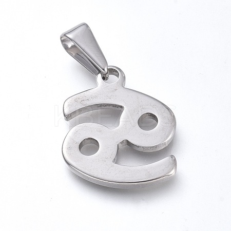 Non-Tarnish 304 Stainless Steel Pendants STAS-L210-06H-P-01-1
