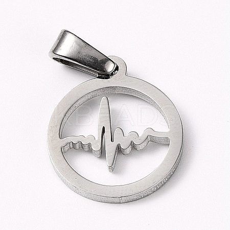 Non-Tarnish 304 Stainless Steel Pendants LS-STAS-I127-064P-1