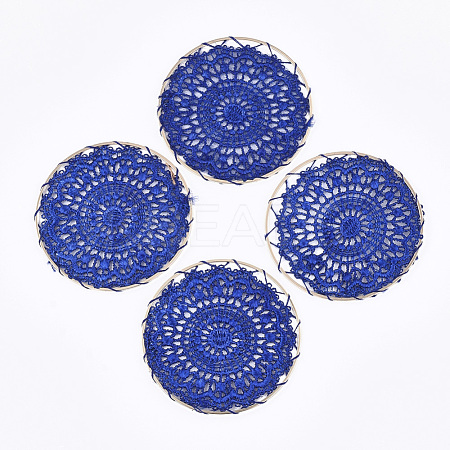 Polycotton(Polyester Cotton) Woven Pendant Decorations FIND-Q078-14A-1