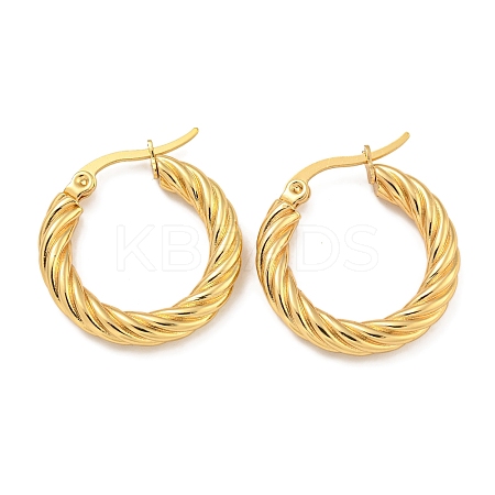 304 Stainless Steel Hoop Earring EJEW-F257-20G-03-1