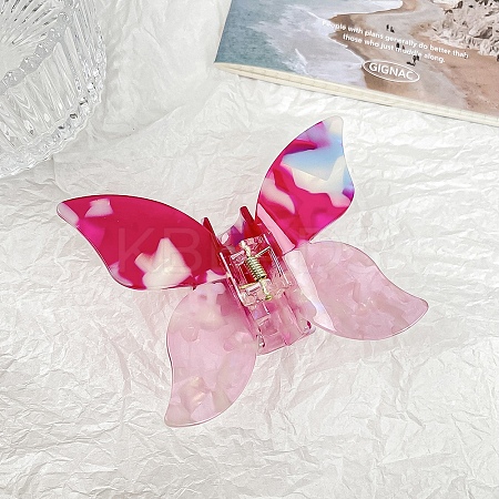 Butterfly Cellulose Acetate Large Claw Hair Clips PW-WG30705-03-1