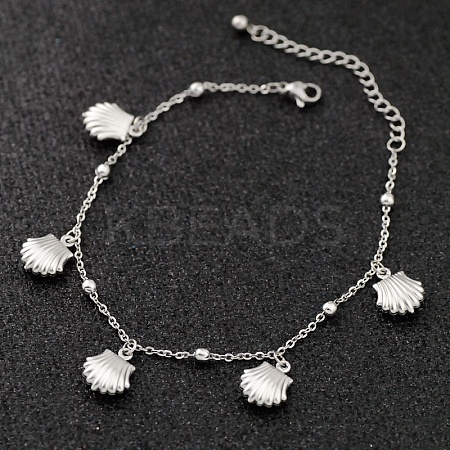 Bohemia Style Ocean Theme 304 Stainless Steel Anklets WG73A42-07-1