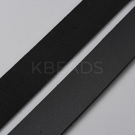 10M Flat Imitation Leather Cord LC-WH0003-08E-01-1