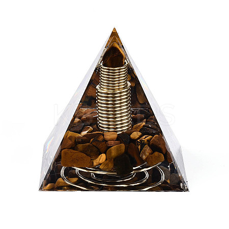 Orgonite Pyramid Resin Energy Generators DJEW-N003-07C-1