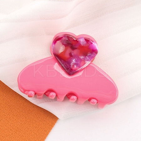 Heart Acetate Claw Hair Clips PW-WG72AF5-04-1