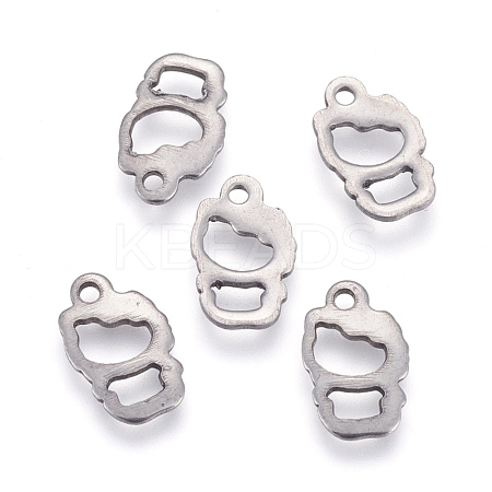 304 Stainless Steel Charms STAS-L238-062P-1
