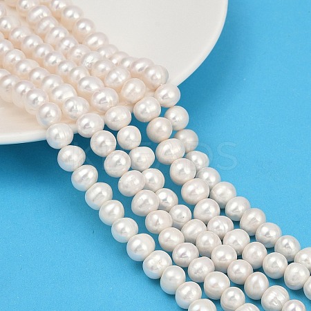 Natural Cultured Freshwater Pearl Beads Strands PEAR-I007-07Z-07C-1