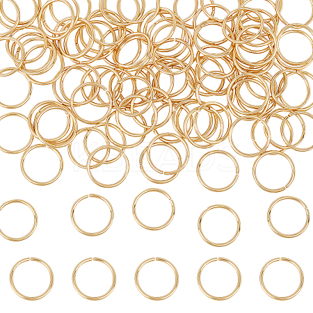 100Pcs 304 Stainless Steel Open Jump Rings STAS-UN0055-24-1