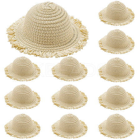 Doll Straw Hat DIY-WH0504-827A-1