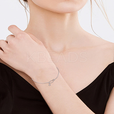 1Pc 304 Stainless Steel Bangles BJEW-LP0003-11-1
