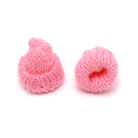 Mini Pet Woolen Yarn Hat AJEW-WH0237-71D-1