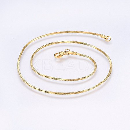 304 Stainless Steel Snake Chain Necklaces LS-NJEW-F221-05G-1