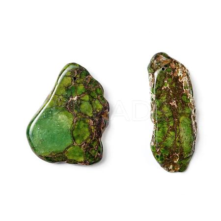 Natural Regalite/Imperial Jasper/Sea Sediment Jasper Pendants G-F590-08D-1