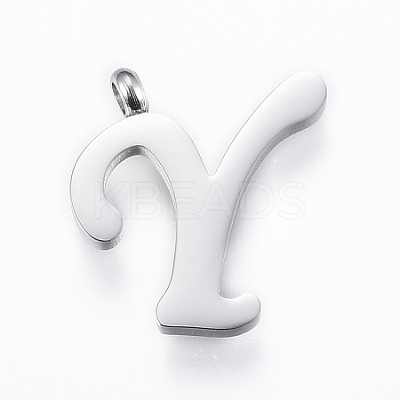 Tarnish Resistant 304 Stainless Steel Pendants STAS-F129-Y-P-1