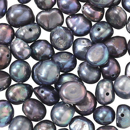 100Pcs Natural Baroque Pearl Keshi Pearl PEAR-LT0001-06-1