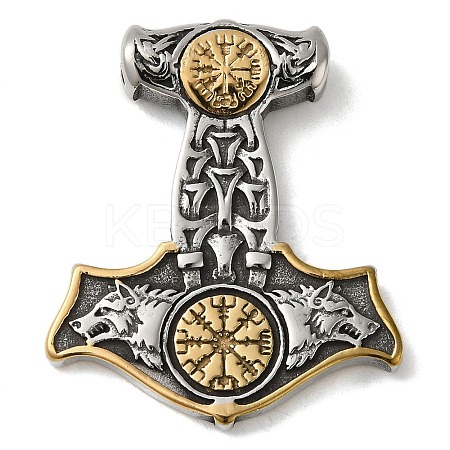 Viking 304 Stainless Steel Pendants LS-STAS-Z059-11AS-1