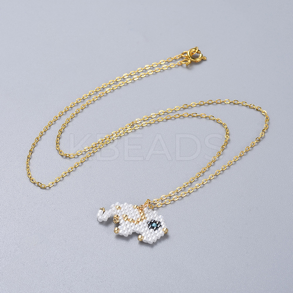 Wholesale Handmade Japanese Seed Beads Pendant Necklaces