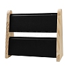 2-Tier PU Leather Pendant & Necklace Display Stands NDIS-F004-01A-2