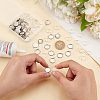 DIY Half Round Pendants Making Kits DIY-UN0002-40P-4