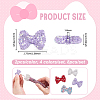 8Pcs 4 Colors Handmade Polymer Clay Rhinestone Beads CLAY-PH0002-19-2