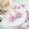 100Pcs 8mm Natural Kunzite Round Beads DIY-LS0002-10-6