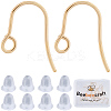 20Pcs 316 Surgical Stainless Steel Earring Hooks STAS-BBC0008-55G-1
