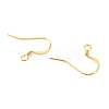 Brass Earring Hooks KK-F824-015B-G-2