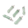 Natural Green Aventurine Pendants G-K322-01A-1