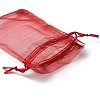 30Pcs 4 Styles Rectangle Organza Bags Jewellery Storage Pouches Wedding Favour Party Mesh Drawstring Gift OP-FS0001-01A-6
