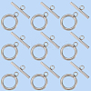 50Pcs 304 Stainless Steel Toggle Clasps STAS-BBC0007-49-6