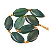 Natural Banded Agate Beads Strands G-F825-H01-01B-5