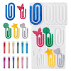 2Pcs 2 Styles Silicone Bookmark Molds DIY-TA0015-02-1