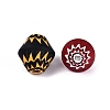 Handmade Millefiori Glass Barrel Beads LA-N002-25-2